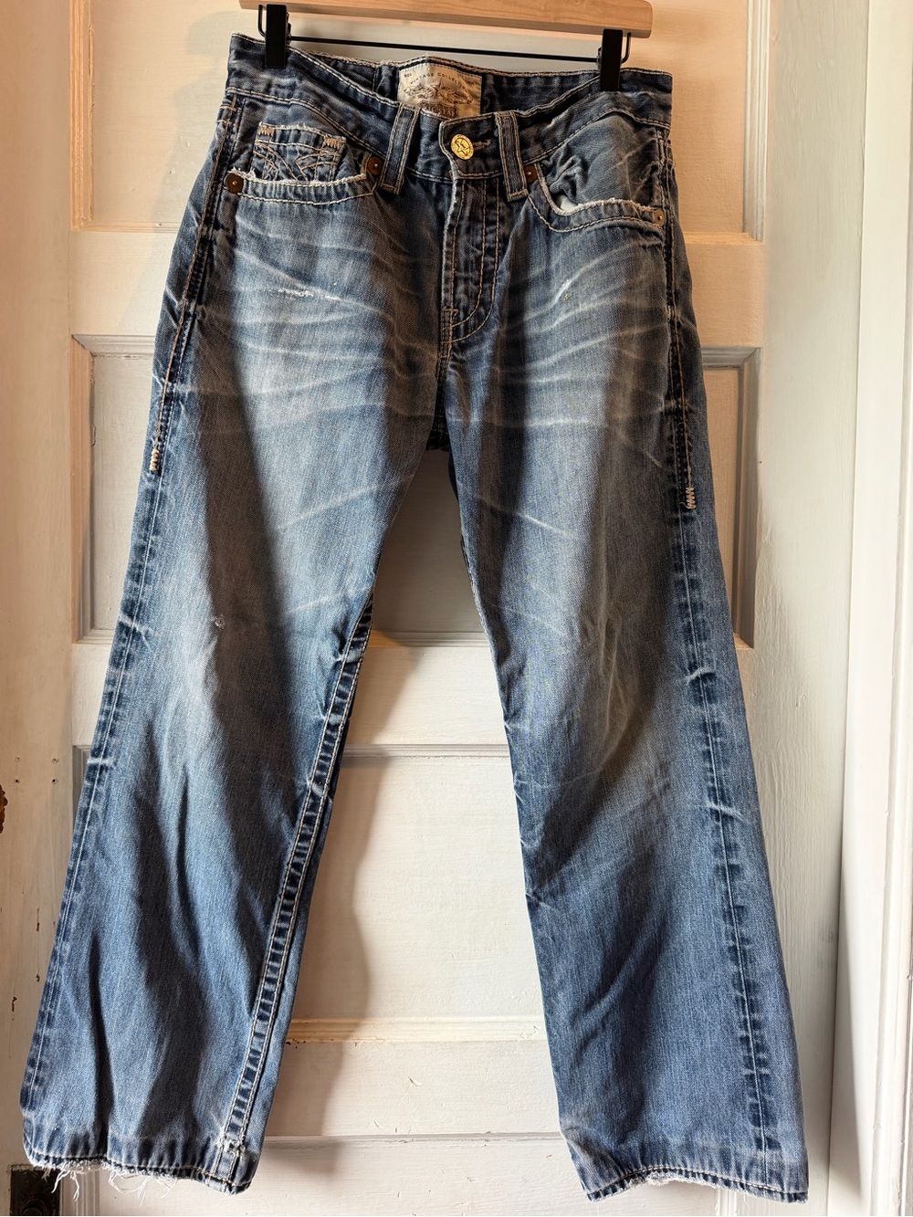 Big Star Relaxed Fit Blue Washed Jeans